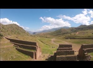 Drone View of Ancient Megalithic Sites In Peru And Bolivia