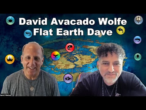 David Avacado Wolfe with Flat Earth Dave