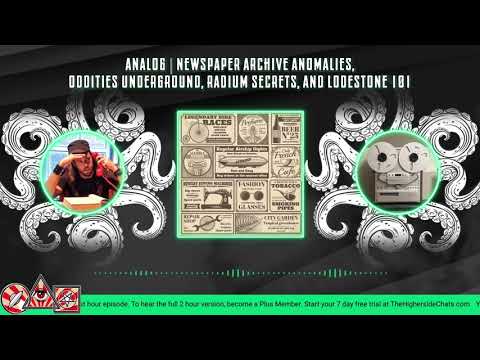 Analog | Newspaper Archive Anomalies, Oddities Underground, Radium Secrets, & Lodestone 101
