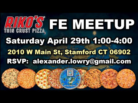 Flat Earth meetup Connecticut April 29 with David Weiss ✅