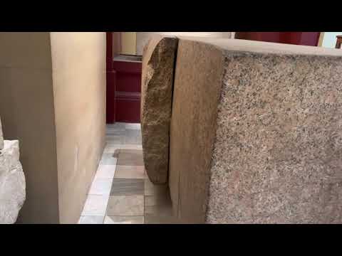 Unfinished Megalithic Box At The Cairo Museum