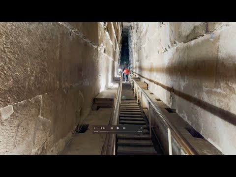 Inside The Great Pyramid At The Giza Plateau In Egypt