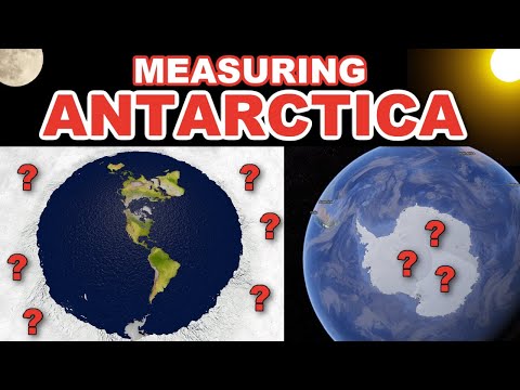 Measuring ANTARCTICA on a Flat Earth
