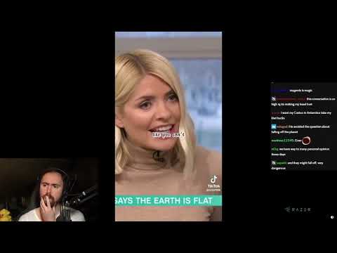 Asmongold TV channel reviews my Flat Earth BBC interview ✅