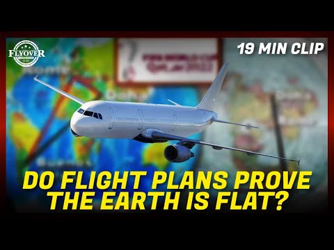 Do Flight Paths Prove The Earth is Flat?   Dave Weiss  – Conspiracy Conversation. CLIP