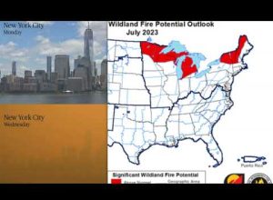 Prepare for Wildfire Risk to Explode to “Above Normal” In Upper Midwest and Northeast US States