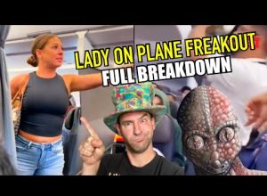 Lady Freaks Out On Plane Full Breakdown