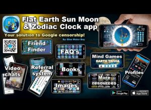 New Features! Flat Earth Sun Moon & Zodiac Clock App by DITRH ✅