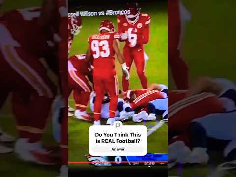 Is The NFL Fake? #nfl #nflhighlights #chiefsfan