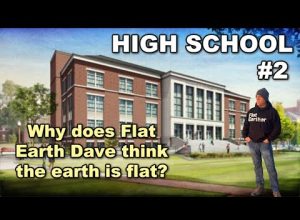 Flat Earth Dave presents to ANOTHER High School
