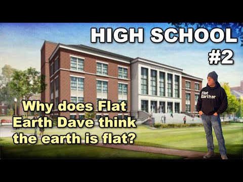 Flat Earth Dave presents to ANOTHER High School