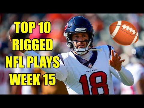 Top 10 Most UNREAL NFL Plays (Week 15)