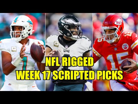 NFL Week 17 Scripted Picks