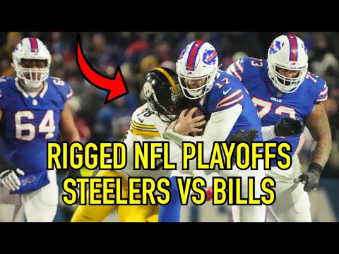NFL Rigged Steelers vs Bills Scripted Playoff Breakdown