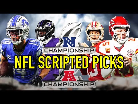 NFL Conference Championship Scripted Picks