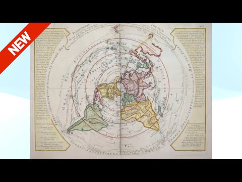 New.fe.Map- The Physical Planisphere By Phil. Buache 1766