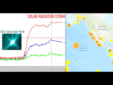 Big X Flare Sparks S2 Solar Radiation Storm, Earthquakes Strike Hawaii, California and Florida Coast