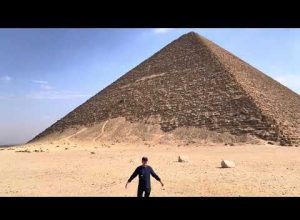 Red pyramid of Dashur in Egypt