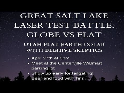 Great Salt Lake  meetup laser test battle colab with Beehive Skeptics ✅