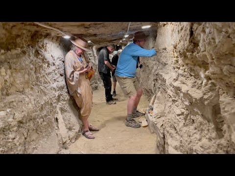 New Video March 2024 Exploring Underground At Saqqara In Egypt